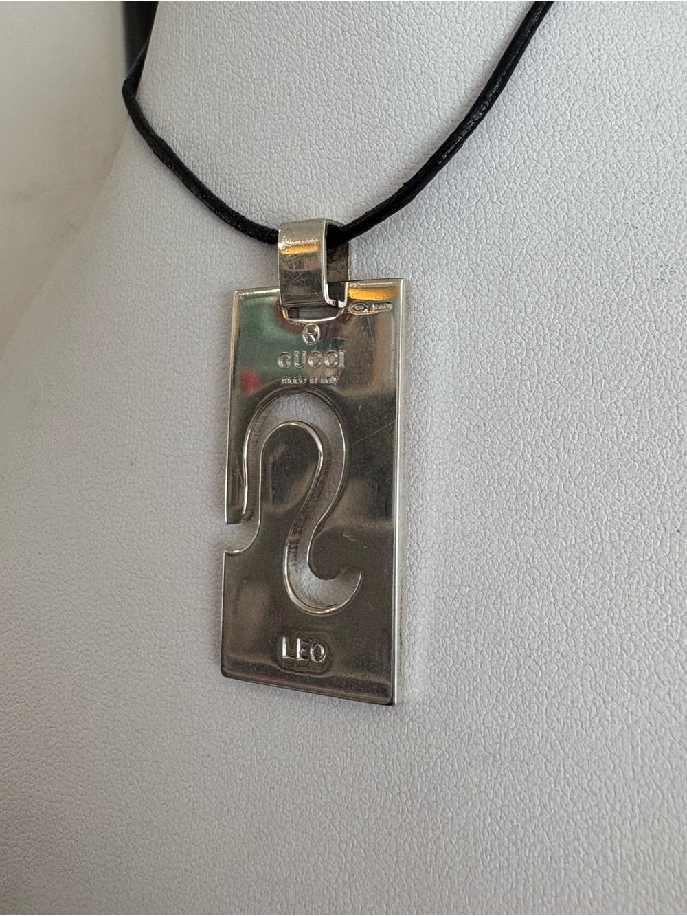 Gucci 925 Sterling Silver Leo Zodiac Pendant - Pendant Only - Picture 5 of 5